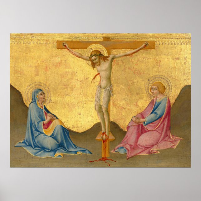 The Crucifixion - Sano di Pietro Fine Art Poster (Front)