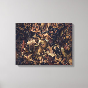 The Crucifixion The Last Judgement By Jan Van Eyck Canvas Print