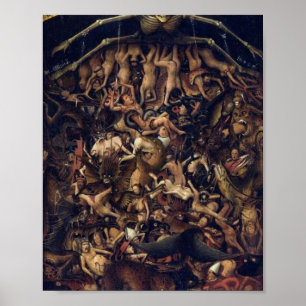 The Crucifixion The Last Judgement By Jan Van Eyck Poster