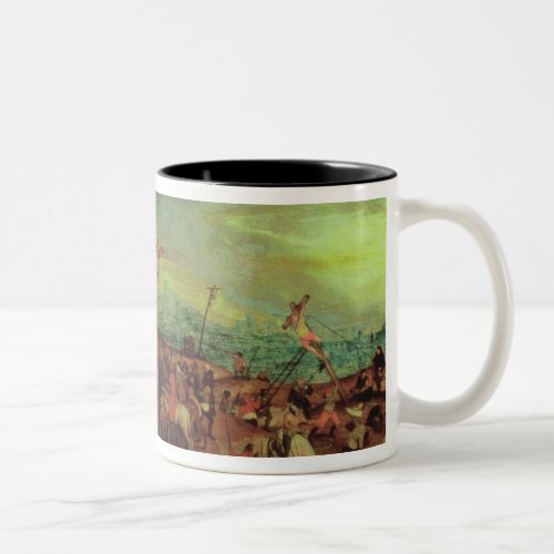 The Crucifixion Two_Tone Coffee Mug