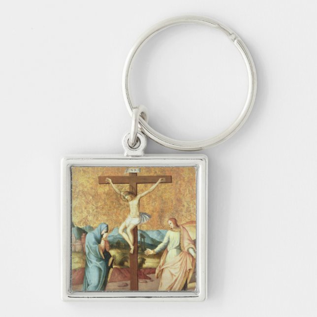 The Crucifixion with the Virgin and St John the Ev Keychain (Front)