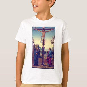 The Crucifixion with the Virgin by Pietro Perugino T-Shirt