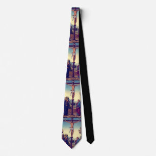 The Crucifixion with the Virgin Pietro Perugino Neck Tie