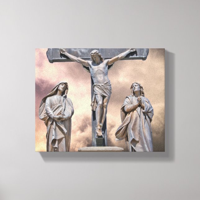 The Crucifixion Wrapped Canvas Print (Front)