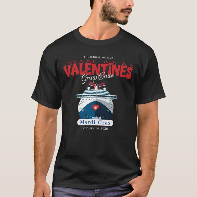 The Cruise World Love Group Cruise T-Shirt (Front)