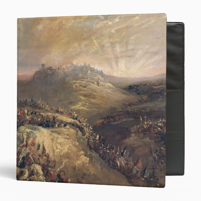 The Crusaders Before Jerusalem 3 Ring Binder (Front/Inside)