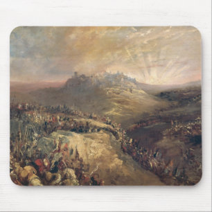 The Crusaders Before Jerusalem Mouse Pad