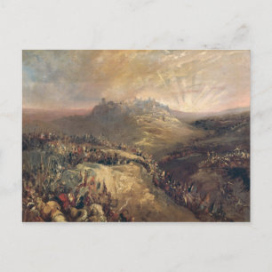 The Crusaders Before Jerusalem Postcard