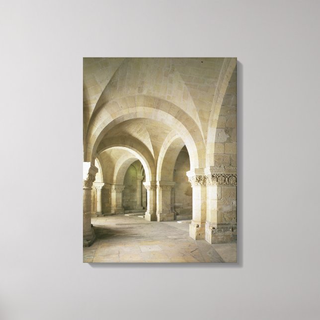 The Crypt, c.1144 (photo) Canvas Print (Front)