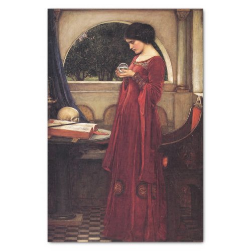 The Crystal Ball by John William Waterhouse _1902 Tissue Paper