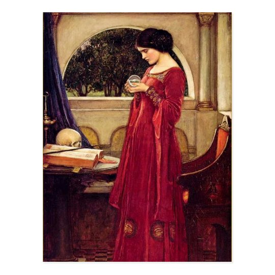 "The Crystal Ball" by John William Waterhouse Postcard