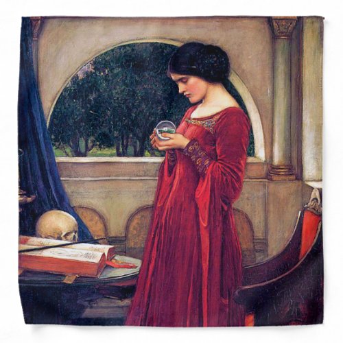 The Crystal Ball John William Waterhouse Bandana