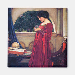 The Crystal Ball, John William Waterhouse Magnet