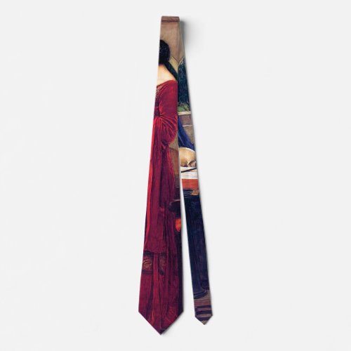 The Crystal Ball John William Waterhouse Neck Tie