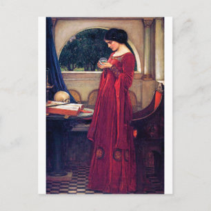 The Crystal Ball, John William Waterhouse Postcard