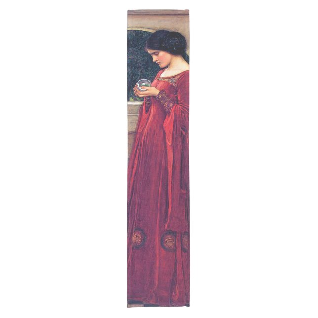 The Crystal Ball, John William Waterhouse Short Table Runner (Front)