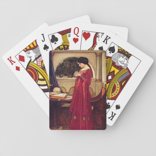 The Crystal Ball Pre_Raphaelite Playing Cards