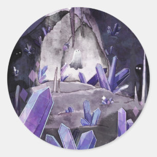 The Crystal Cave Classic Round Sticker