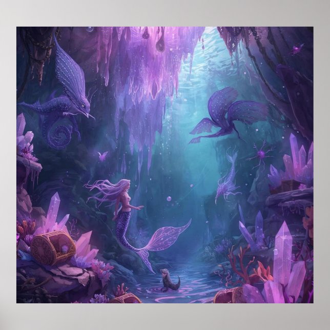 The Crystal Cave of the Mermaid Poster (Front)