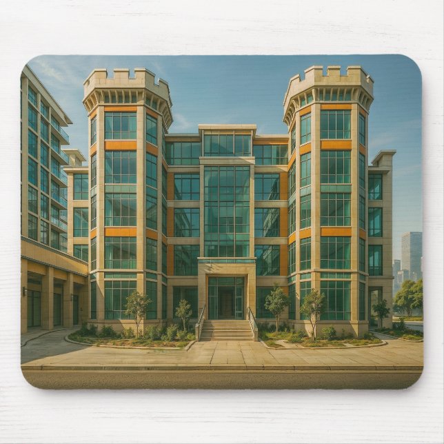 The Crystal Citadel Castle Mouse Pad (Front)