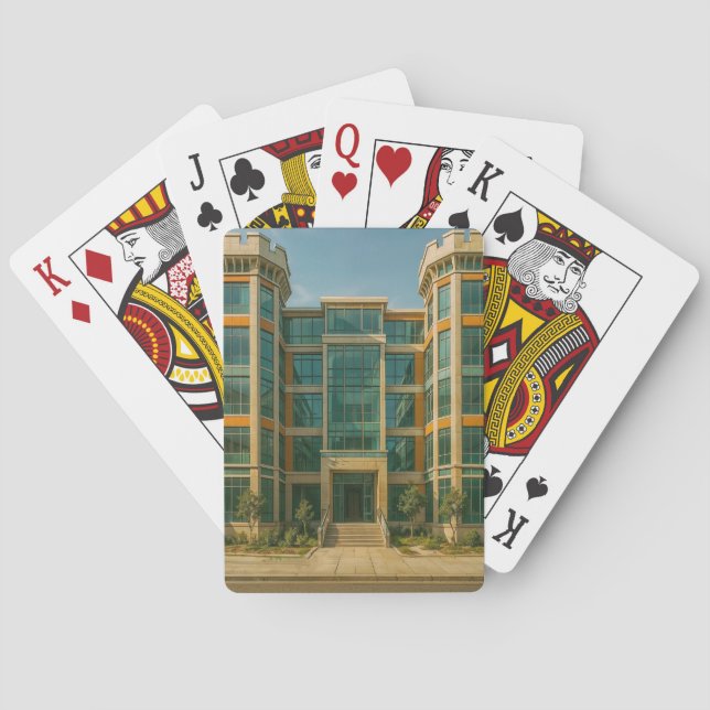 The Crystal Citadel Castle Poker Cards (Back)