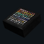 The Crystal Collection Keepsake Rainbow Rocks Box<br><div class="desc">Colorful Crystals! This wooden jewelry/ keepsake/ "special rock box" is not only gorgeous and useful, its a handy geological reference guide!
Featuring 90 full color gemstones, crystal, and minerals. Makes a superb gift for the crystal and gemstone collector, geologist, gemologist or rockhound!</div>