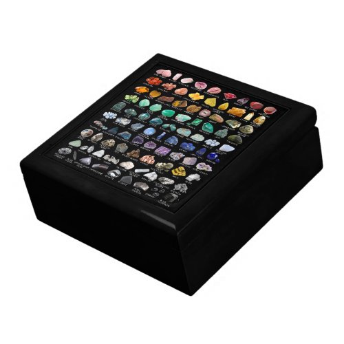 The Crystal Collection Keepsake Rainbow Rocks Box