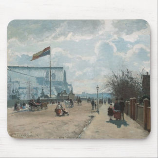 The Crystal Palace ~ Camille Pissarro Mouse Pad