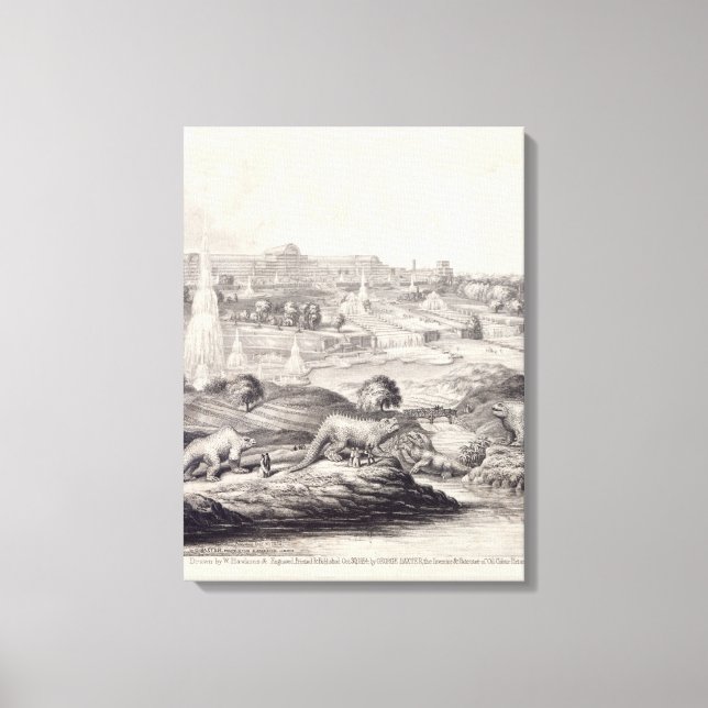 The Crystal Palace Canvas Print (Front)