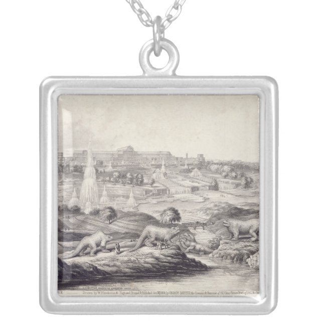 The Crystal Palace Silver Plated Necklace (Front)