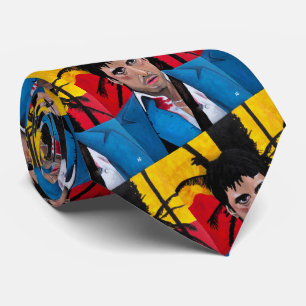 The Cuban Painting by Alfred Fox Neck Tie