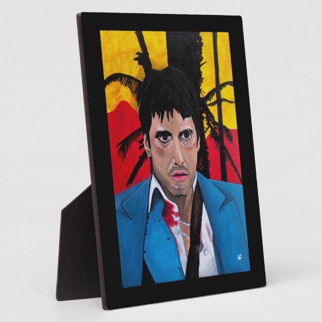 The Cuban Painting by Alfred Fox Plaque (Side)