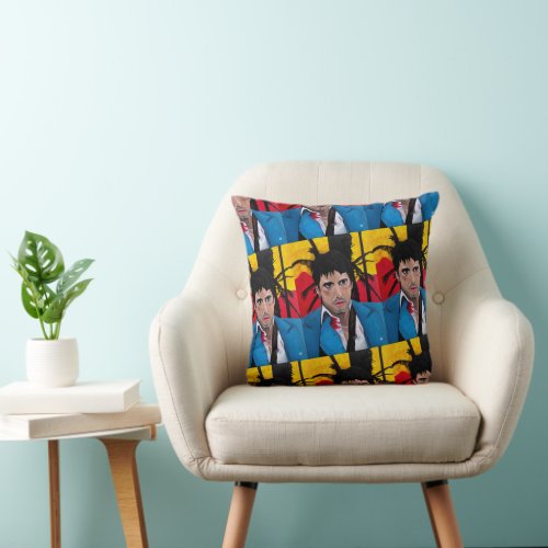 The Cuban Painting by Alfred Fox Throw Pillow