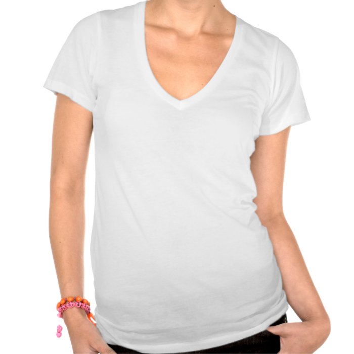 The Cube Woman's V neck Tee Shirts