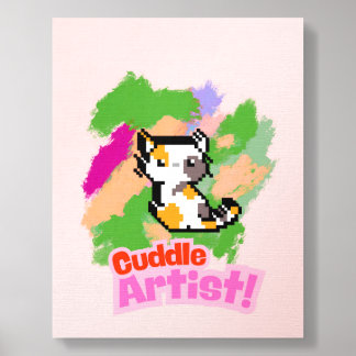 The cuddle artist foam core photo tile