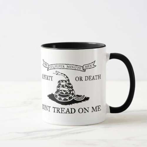 The Culpeper Dont Tread on Me Flag Mug