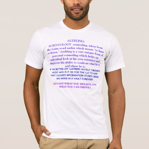 the cult of Scientology T_Shirt