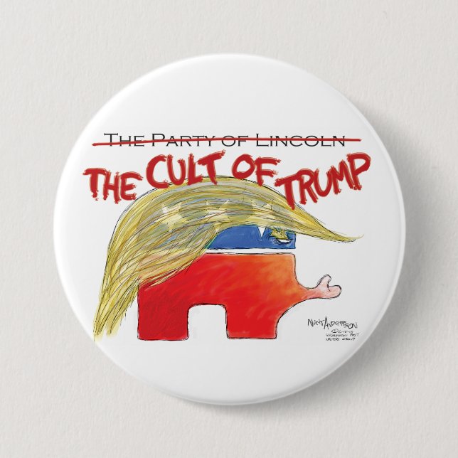 The Cult of Trump Button (Front)