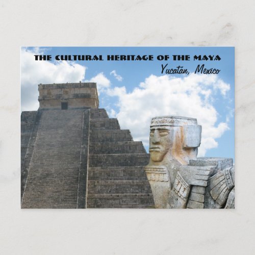 The Cultural Heritage of the Maya YucatnMexico Postcard