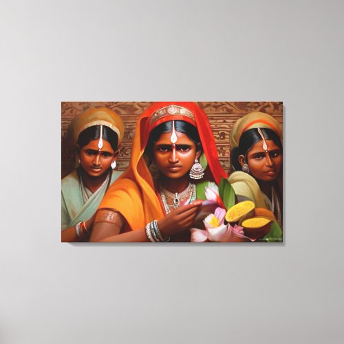 The Culture of India Canvas Print