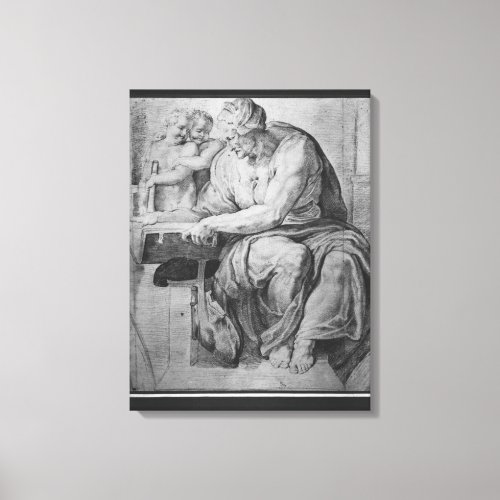 The Cumaean Sibyl after Michangelo Buonarroti Canvas Print