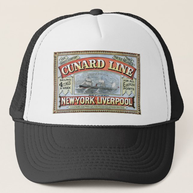 The Cunard Line Trucker Hat (Front)