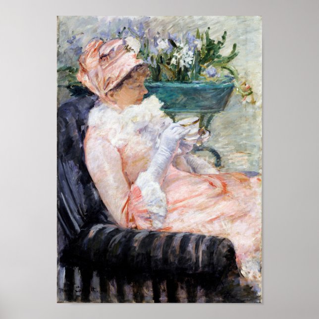 The Cup of Tea, Mary Cassatt Poster (Front)