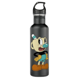 The Cuphead Show Text Logo Stainless Steel Water Bottle