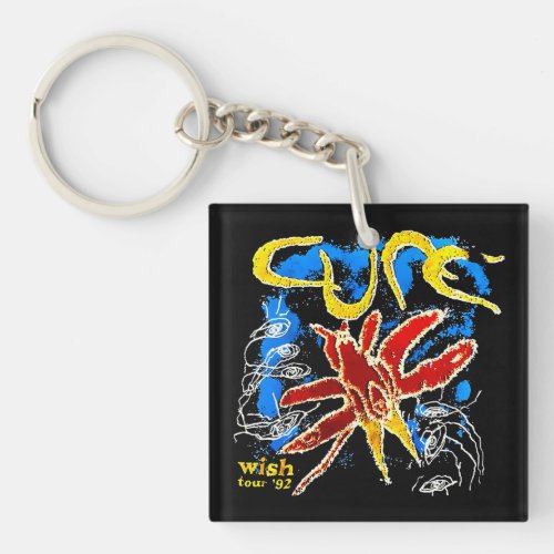 The Cure 90s Alt Indie Rock Music Lover Keychain