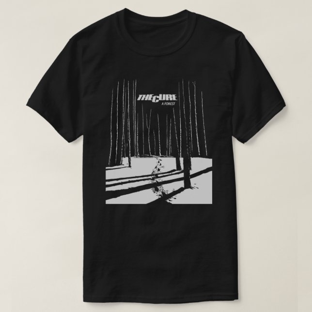 The Cure A Forest winter Classic T-Shirt (Design Front)