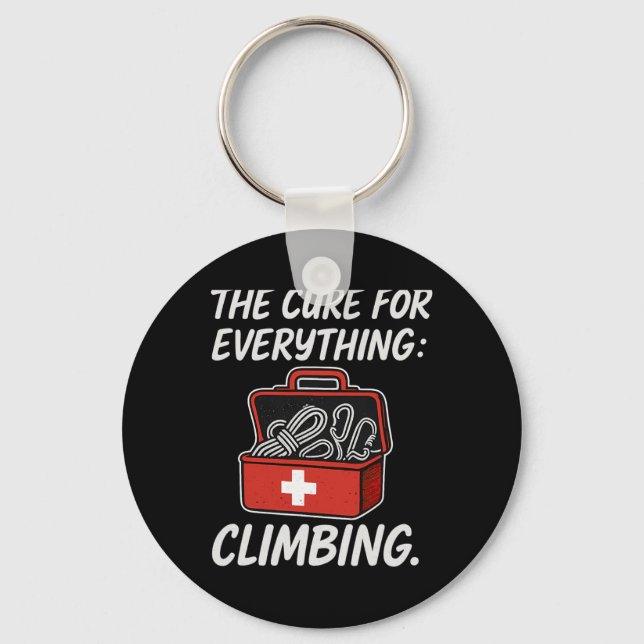 The Cure For Everything Climbing Rescue Kit  Keychain (Front)