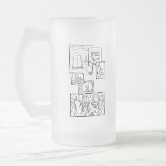 The Cure Frosted Glass Beer Mug
