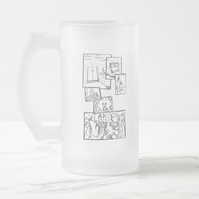 The Cure Frosted Glass Beer Mug (Left)