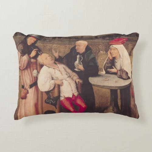 The Cure of Folly Accent Pillow